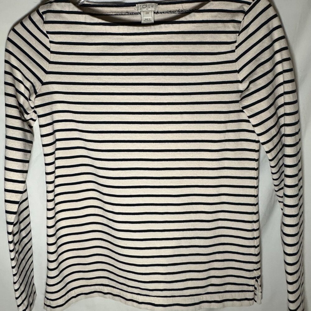 J Crew XXS Stripped Long Sleeve Shirt